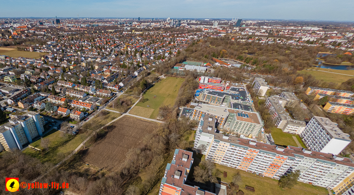 20.02.2023 - Baustelle zur Grundschule am Strehleranger in Neuperlach